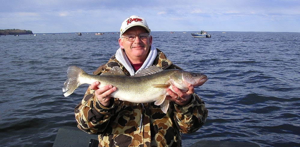George Feder knows that worms are anything buy kid stuff, especially when they produce finicky walleye.