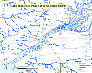 Lake Wisconsin (3 of 3) Topographical Lake Map