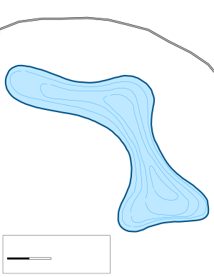 Schiller Pond Topographical Lake Map