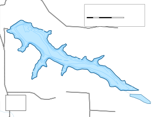 Lake Nellie 0 Topographical Lake Map