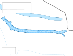 Mazonia Lake 8 Topographical Lake Map