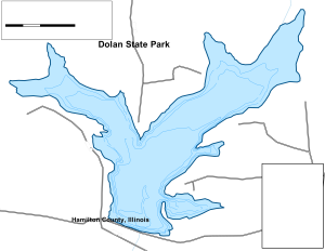 Dolan State Lake 0 Topographical Lake Map