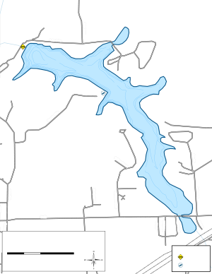 Hillsboro Old City Lake Topographical Lake Map