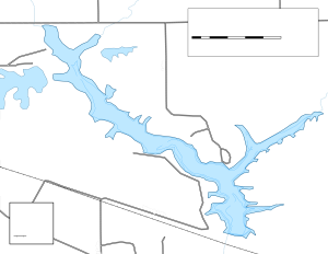 Waverly Lake Topographical Lake Map