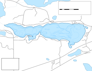 Beltrami Lake Topographical Lake Map