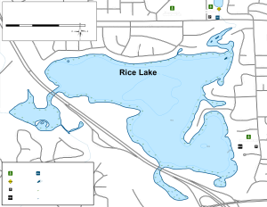 Atwood Lake Topographical Lake Map