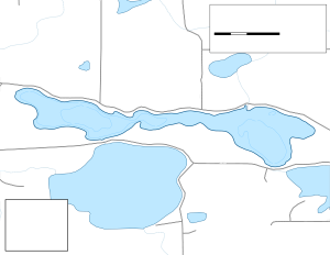 Cody Lake Topographical Lake Map