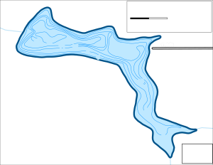 Carlson Tande Lake Topographical Lake Map
