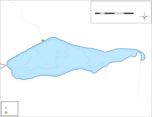 Castle Rock Dam Topographical Lake Map