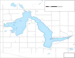 Stump Lake Topographical Lake Map