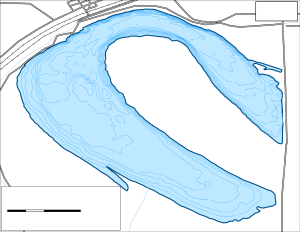 Trenton Lake Topographical Lake Map