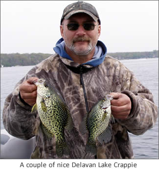 A couple of nice Delavan Lake Crappie 