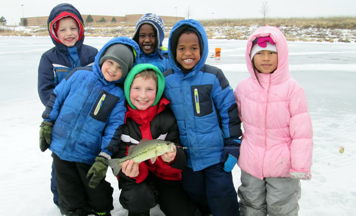 The ice fishing crew!