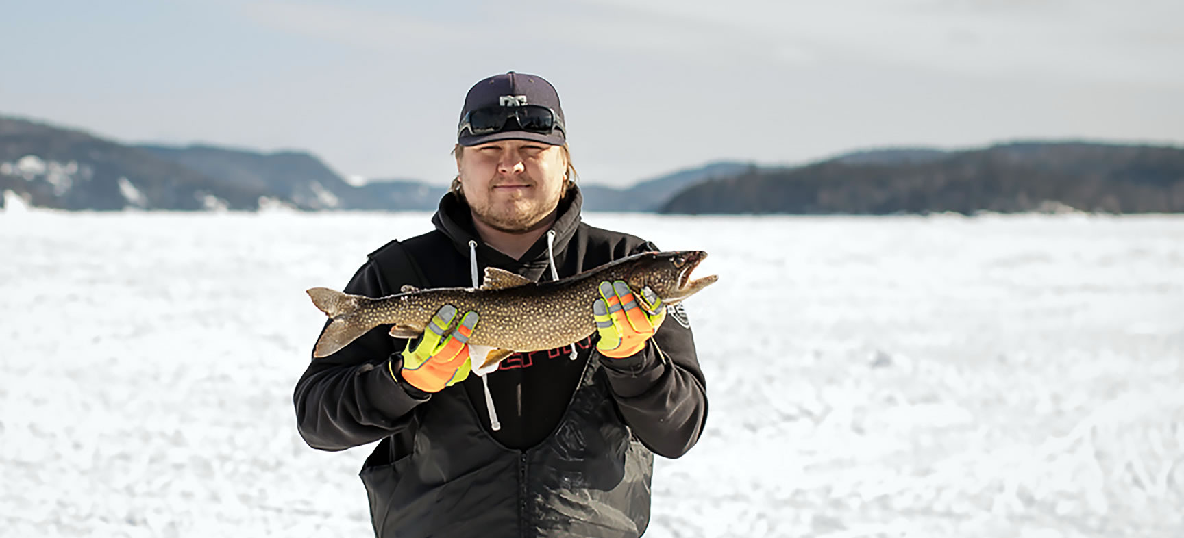 Although most early season lake trout run from three to six pounds, larger fish are always a possibility.