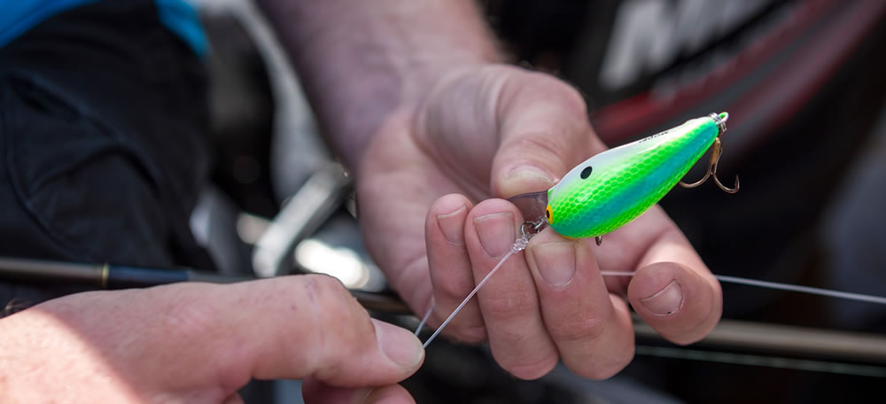 Tie crankbaits directly to the live, rather than using a snap or a steel leader. You'll get all the action the bait can give this way, and even at super slow retrieve speeds.