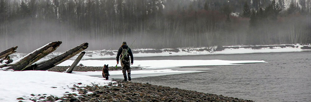 Even popular rivers have been all but deserted as most anglers stare at their ice fishing tackle and wait.