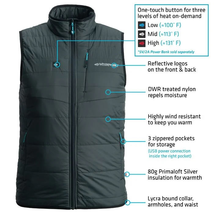 Whitewater Fishing Torque Heated Vest