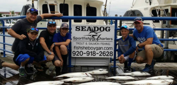 Business Card: Sea Dog Sportfishing Charters of Sheboygan
