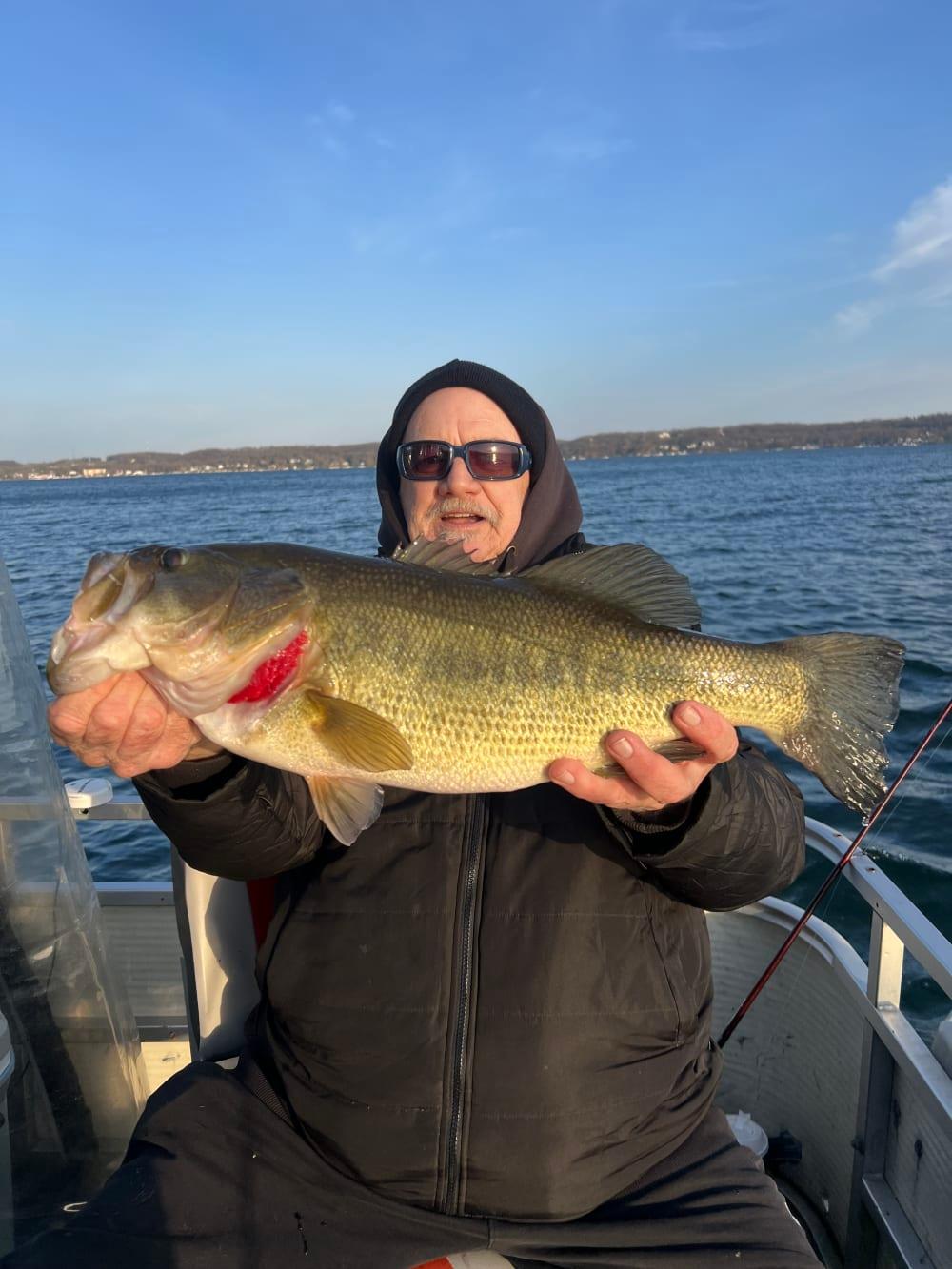 Mappa Per Pesca Lago Di Ginevra (Contea Di Walworth) – Fishing Hot Spots L241