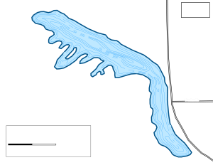 Mazonia Lake 6 Topographical Lake Map
