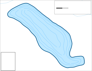 North Tobiason Lake Topographical Lake Map